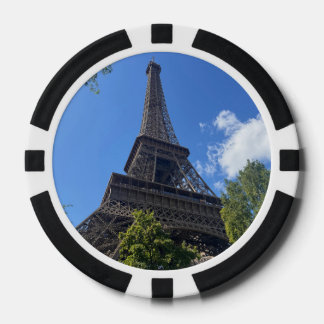 Eiffel Tower, Paris, France Poker Chips
