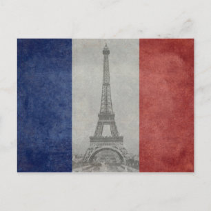 Eiffel tower, Paris France Postcard