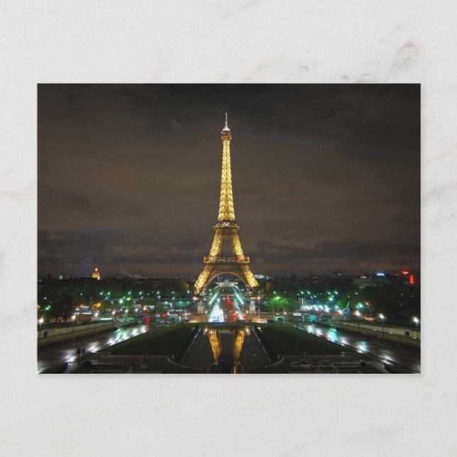 Eiffel Tower. Paris, France Postcard (Front)