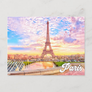Eiffel Tower | Paris France Postcard