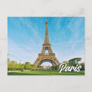 Eiffel Tower   Paris, France Postcard