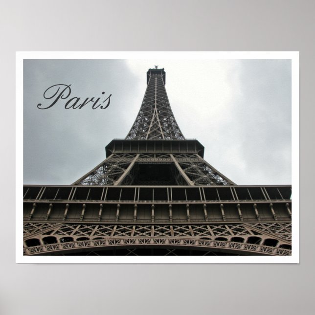 Eiffel Tower, Paris, France Poster (Front)