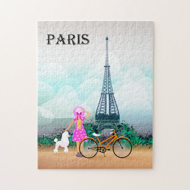 Eiffel Tower Paris France Puzzle (Vertical)