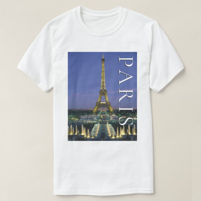 Eiffel Tower | Paris, France T-Shirt (Design Front)