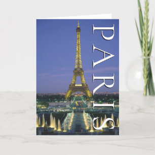 Eiffel Tower Paris, France Thank You