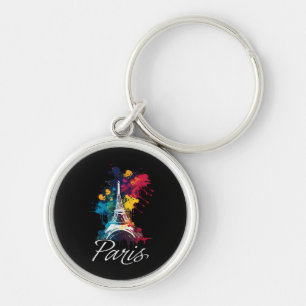 Eiffel Tower Paris Girls Travel Holiday France Sou Keychain