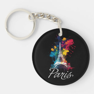Eiffel Tower Paris Girls Travel Holiday France Sou Keychain