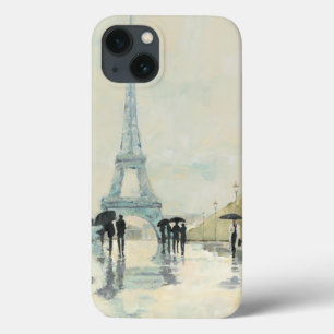 Eiffel Tower Paris In The Rain iPhone 13 Case