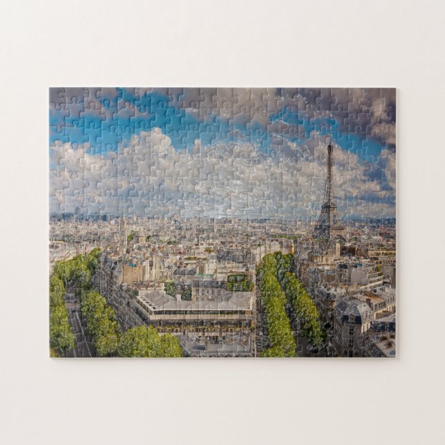 Eiffel Tower Paris. Jigsaw Puzzle (Horizontal)