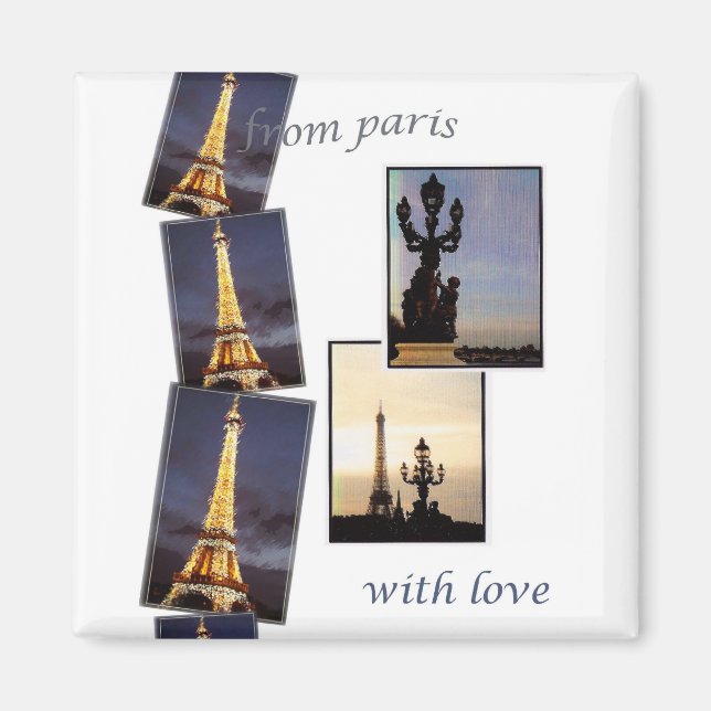 EIFFEL TOWER PARIS MAGNET (Front)