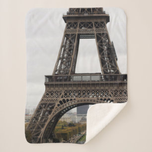 Eiffel tower Paris Monument Tourist Sherpa Blanket