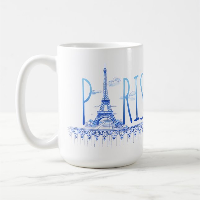 Eiffel Tower Paris Mug (Left)