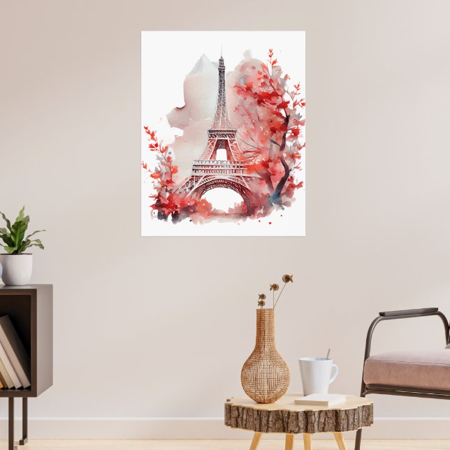 Eiffel Tower Paris  Poster (Living Room 3)