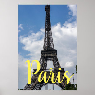 Old Eiffel Tower Posters, Prints &amp; Poster Printing | Zazzle CA