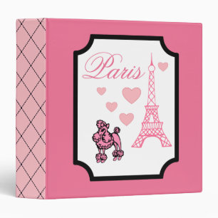 Eiffel Tower Paris Scrapbook Binder