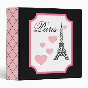 Eiffel Tower Paris Scrapbook Binder