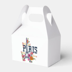 Eiffel Tower Paris Shirt Salut Flowering Paris Fra Favor Box