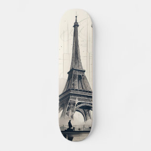 Eiffel Tower Paris Skateboard