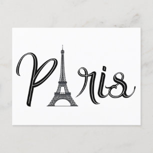 EIFFEL TOWER PARIS Small Postcard