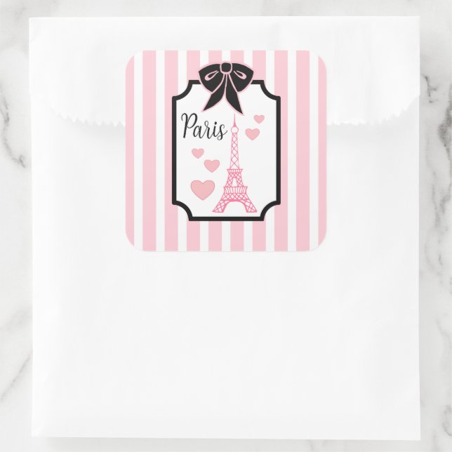 Eiffel Tower Paris Stickers  (Bag)