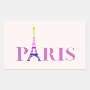 Eiffel Tower-Paris-Vibrant and Colourful- Sticker