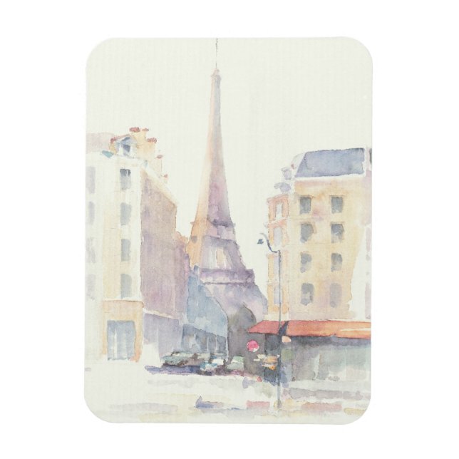 Eiffel Tower | Paris Watercolor Magnet (Vertical)
