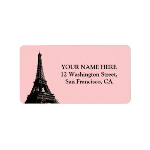 Eiffel Tower - Parisian Mermories Label