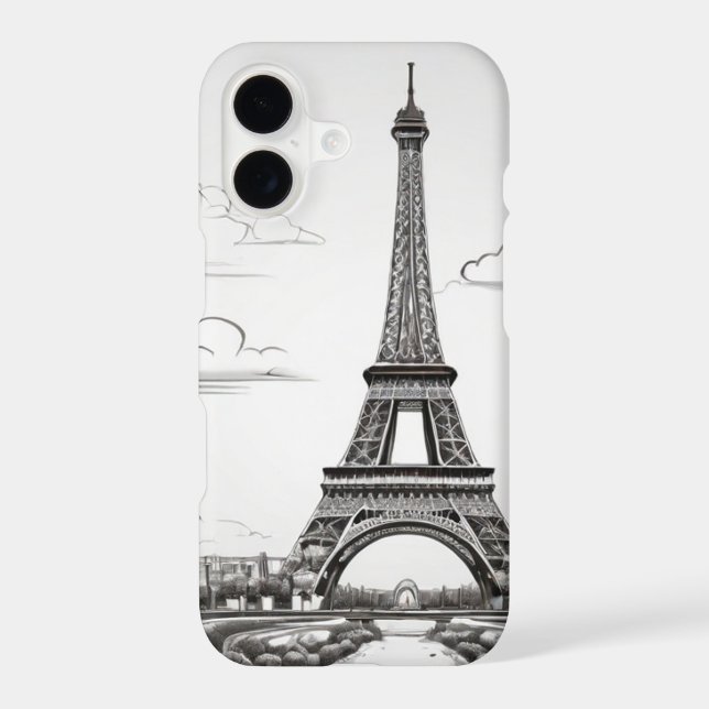 Eiffel Tower Phone Case (Back)