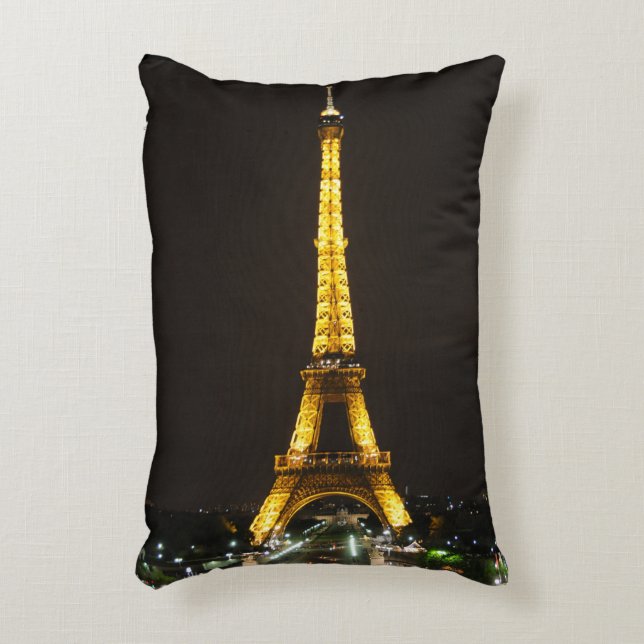 Eiffel Tower Pillow (Front(Vertical))