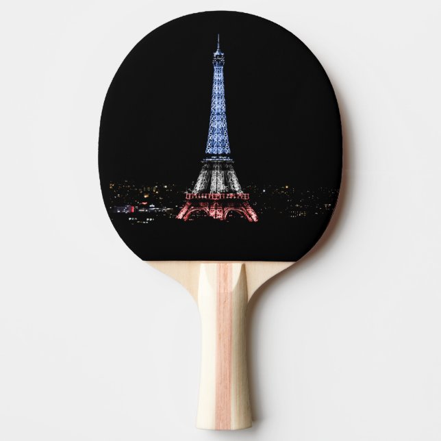 eiffel tower ping pong paddle (Front)