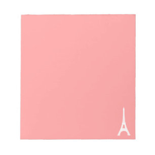 Eiffel Tower Pink Notepad