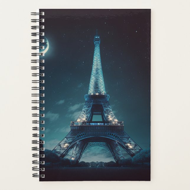 Eiffel Tower Planner - Dreamy Evening in Paris (Front)