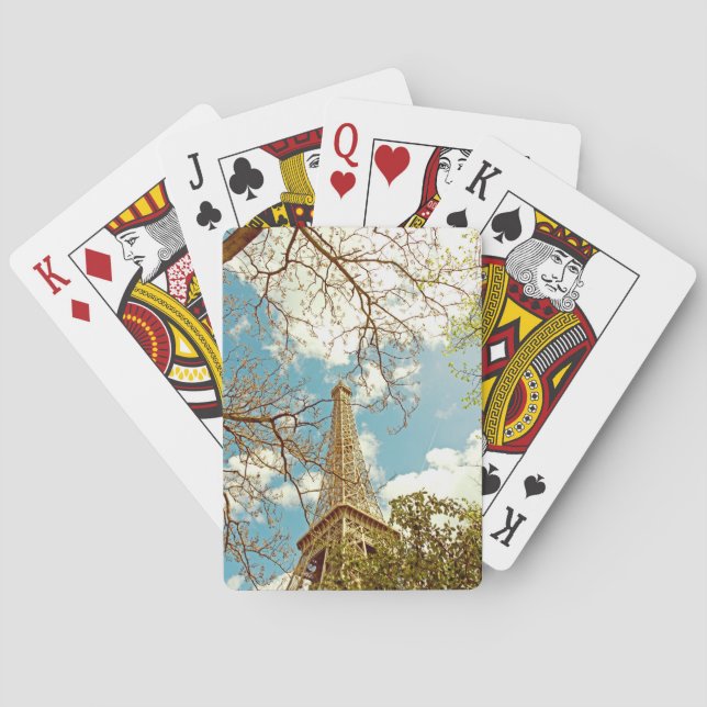Eiffel tower playing cards (Back)