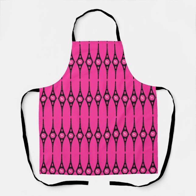 Eiffel Tower & Poodle Apron (Front)
