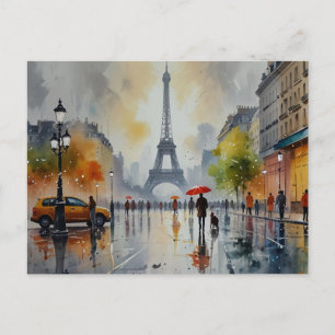 Eiffel Tower Post Card