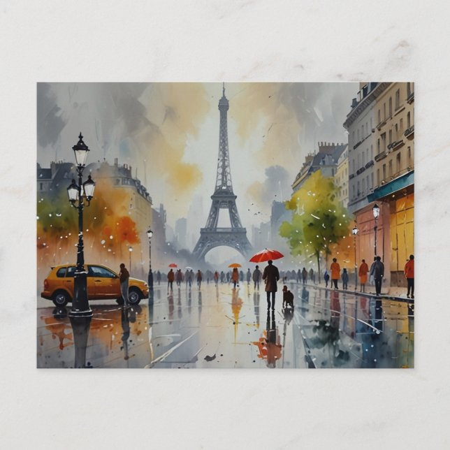 Eiffel Tower Post Card (Front)
