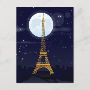 Eiffel Tower Postcard
