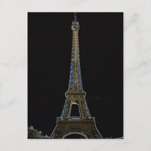 Eiffel Tower Postcard