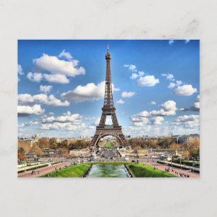 Eiffel Tower Postcard