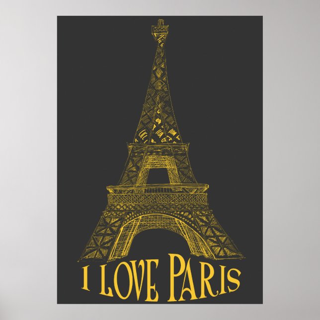 Eiffel tower poster (Front)