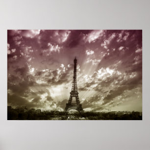 Eiffel tower poster