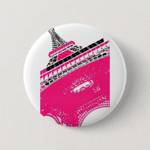 Eiffel-Tower-Poster-C13450125 2 Inch Round Button