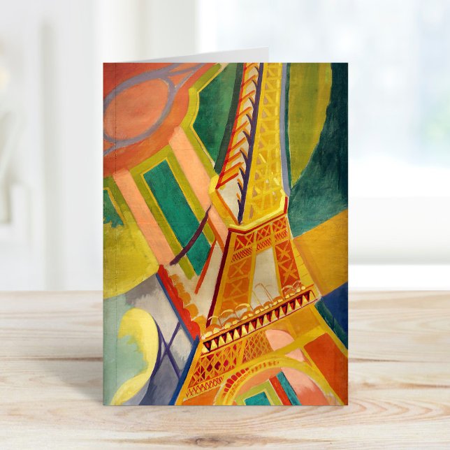 Eiffel Tower | Robert Delaunay Card (Creator Uploaded)