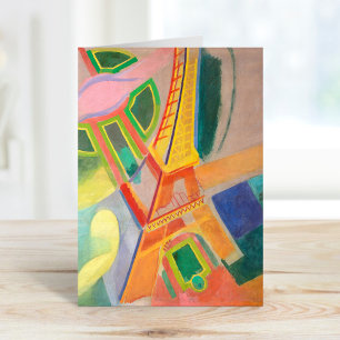 Eiffel Tower   Robert Delaunay Card