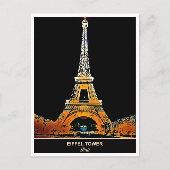 Eiffel Tower: Send a Piece of Paris Postcard (Front)