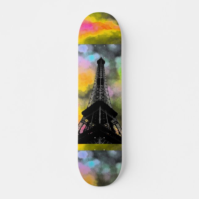 Eiffel Tower Skateboard (Front)
