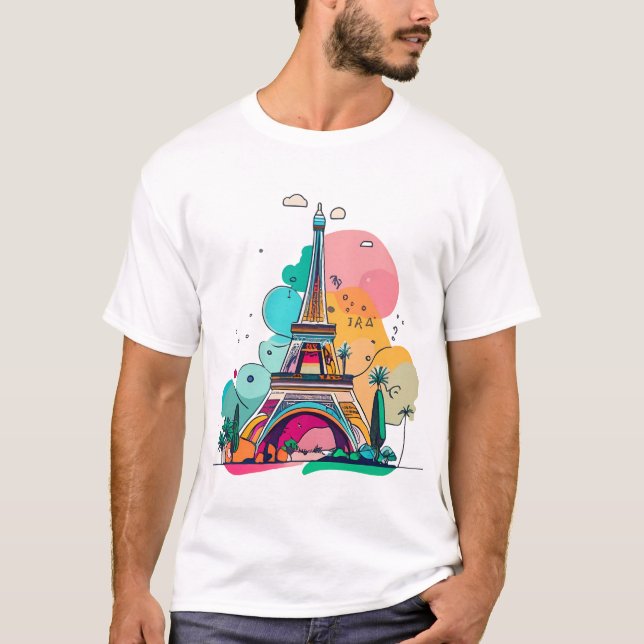 Eiffel Tower  T-Shirt (Front)
