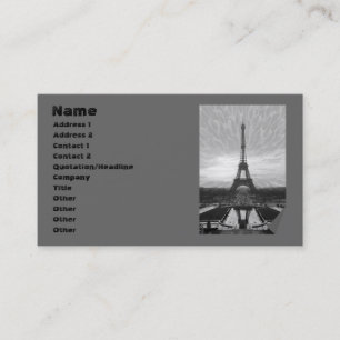 Eiffel Tower, template Business Card