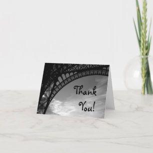 Eiffel Tower Thank You Cards