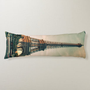 Eiffel tower throw pillow